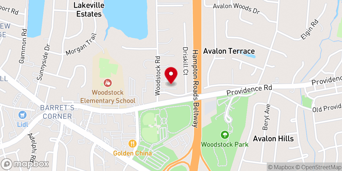 Map showing location of Avalon Church of Christ