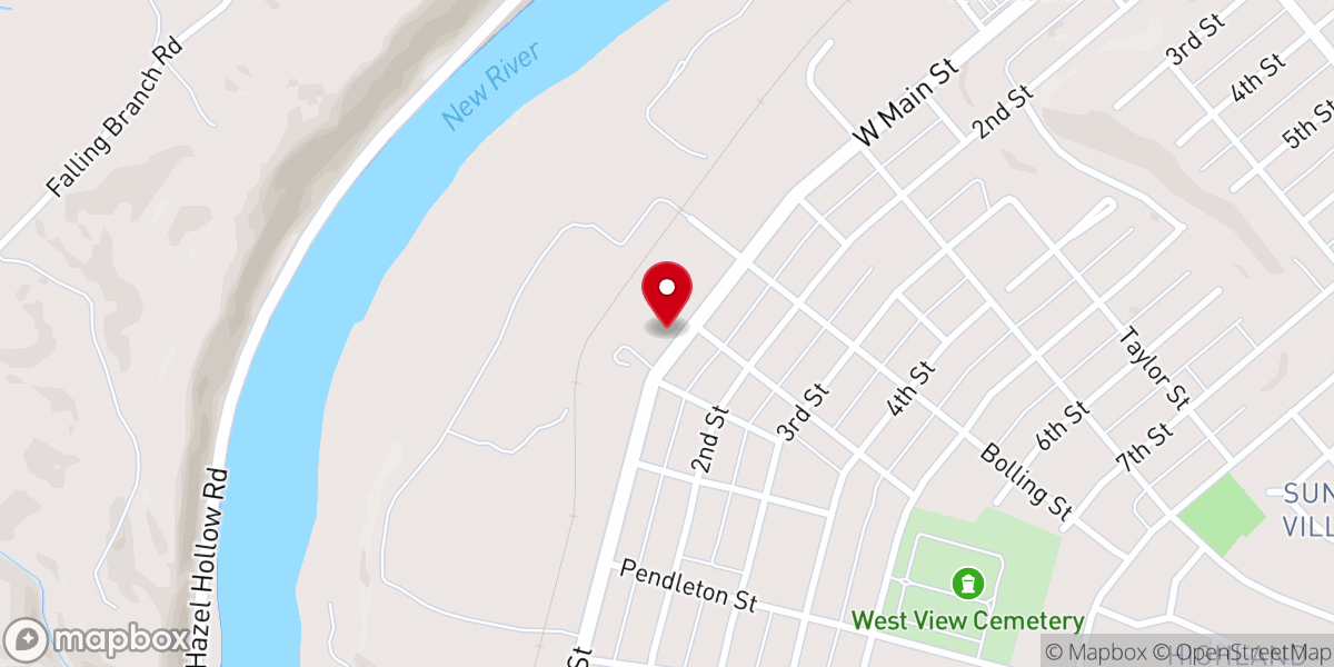 Map showing location of It's All About Jesus Outreach