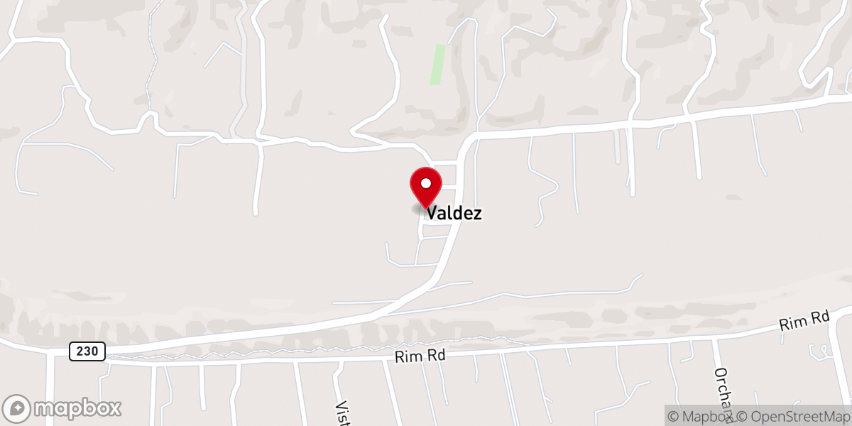 Map showing location of San Antonio de Padua Chapel