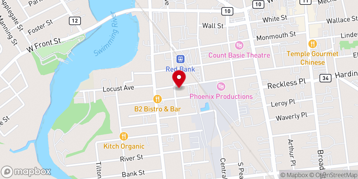 Map showing location of The Oratory Church of St. Anthony of Padua