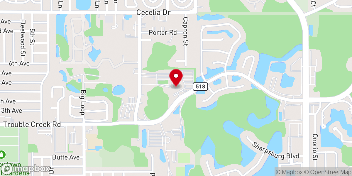 Map showing location of CCWC School of Ministry