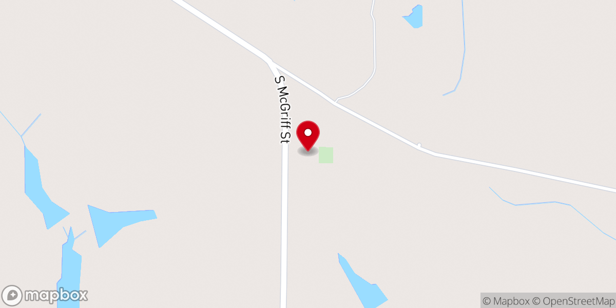 Map showing location of El Bethel Baptist Church