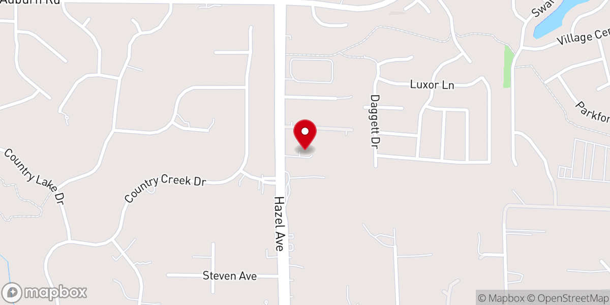 Map showing location of The Church in Roseville