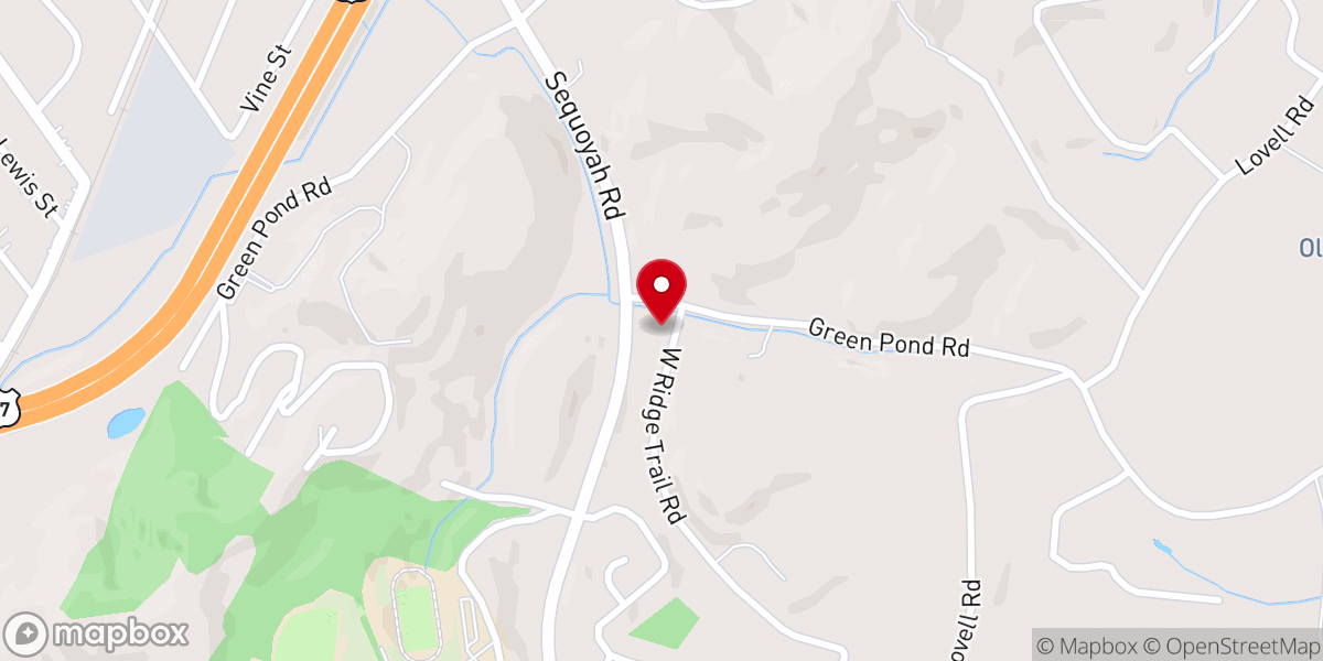 Map showing location of East Daisy Church Of God