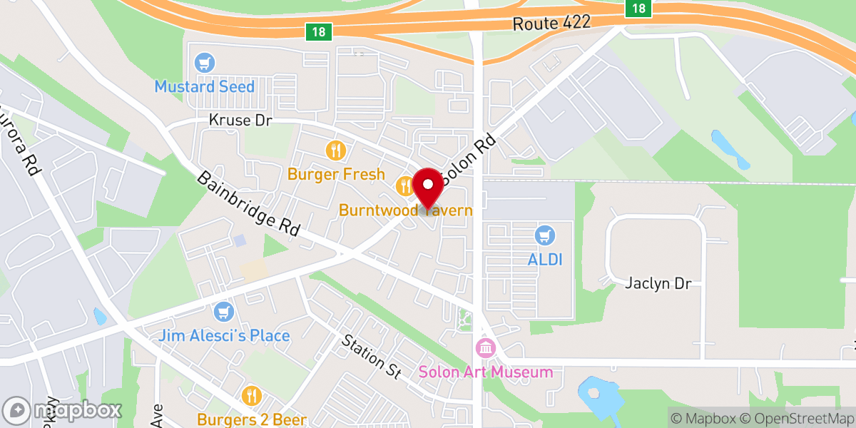 Map showing location of Murphy Chapel