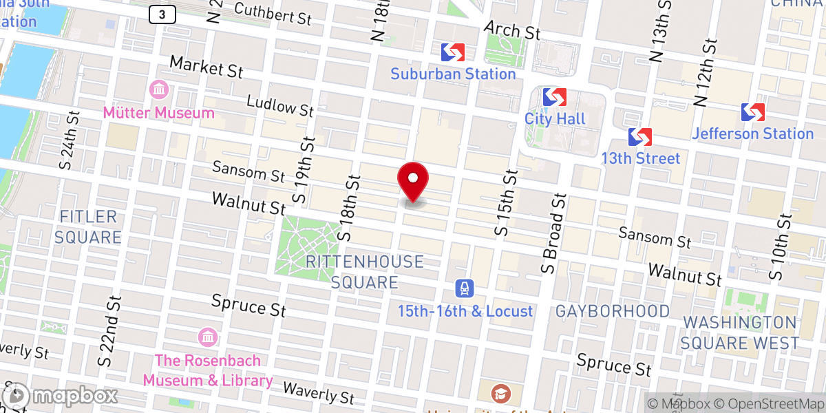 Map showing location of Resurrection Philadelphia