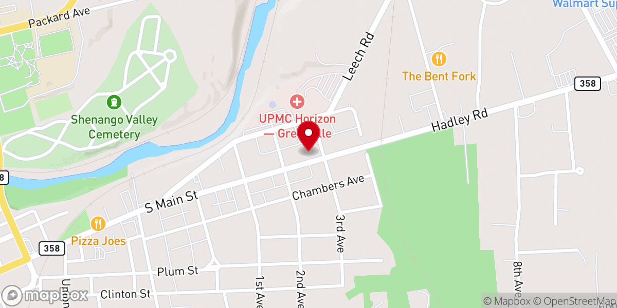 Map showing location of New Apostolic Church-Greenville