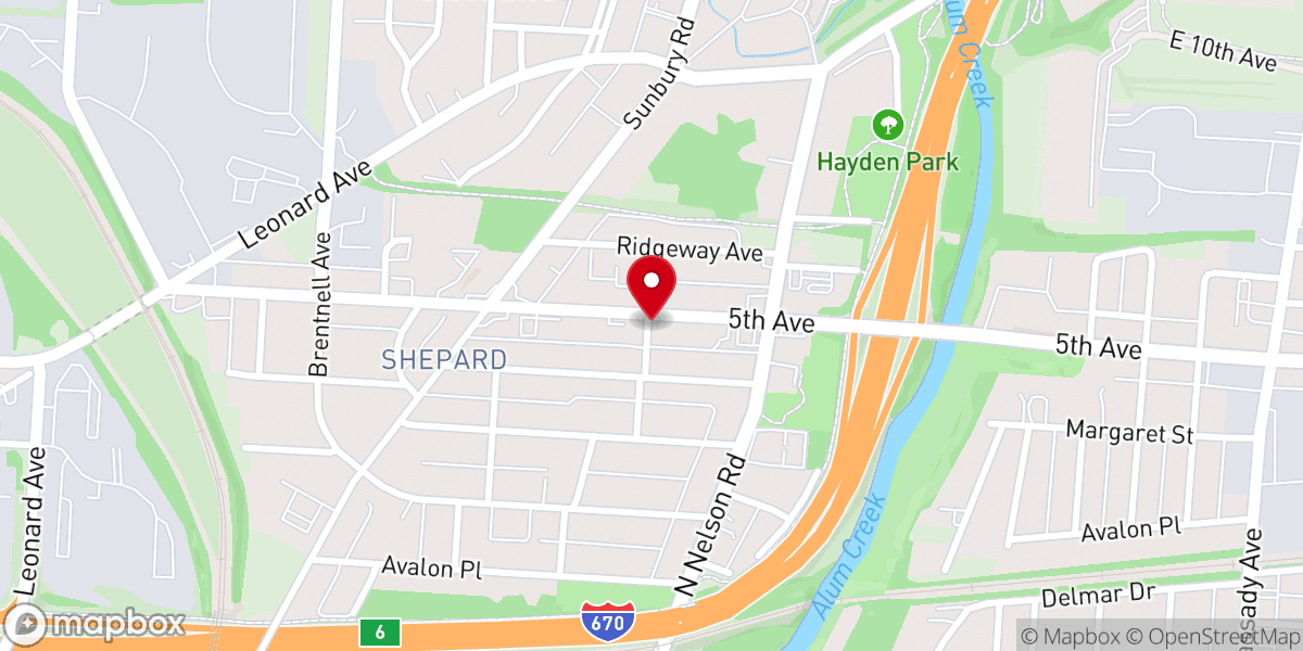 Map showing location of Strong Tower Church of Christ