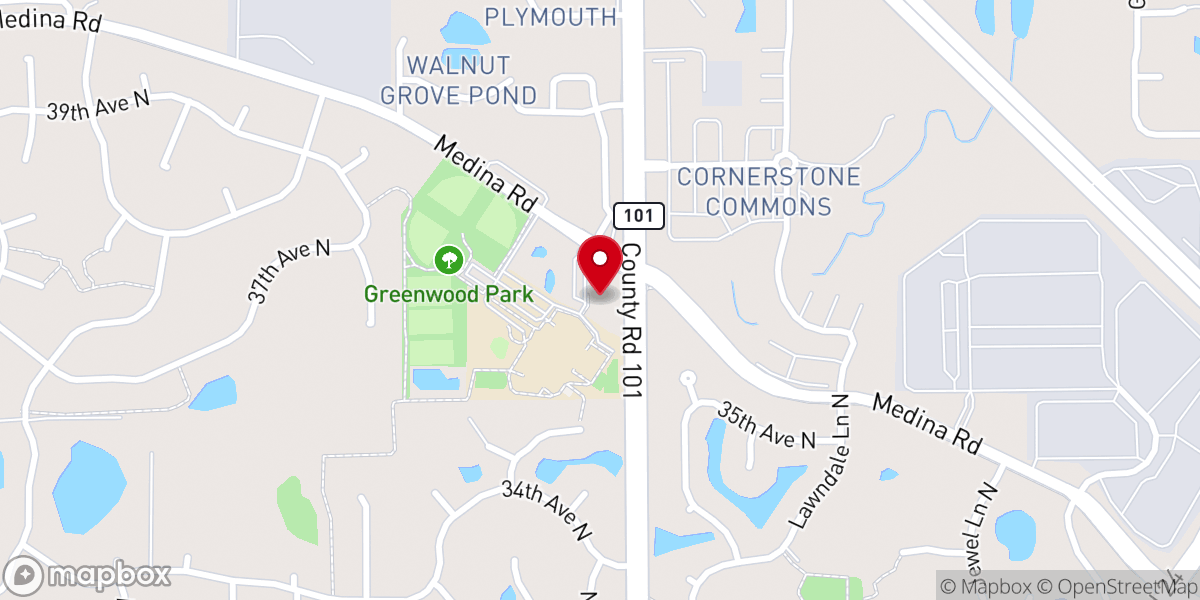 Map showing location of West Metro Chinese Church