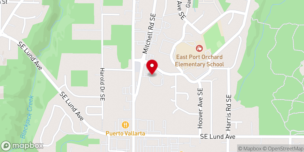 Map showing location of CLC (Christian Life Center)