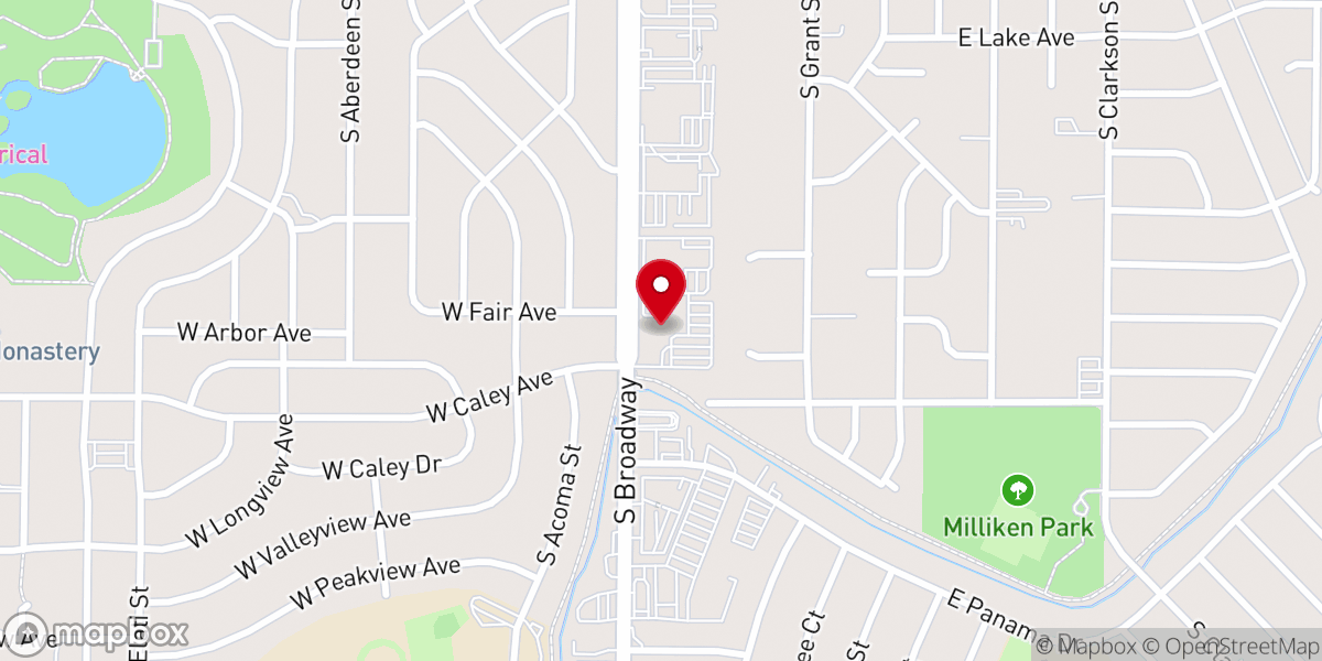 Map showing location of Calvary Bethany