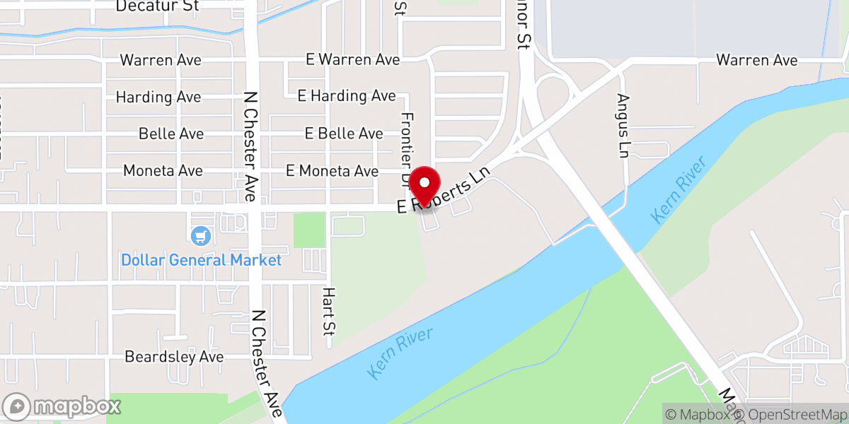 Map showing location of Riverview Church of Christ