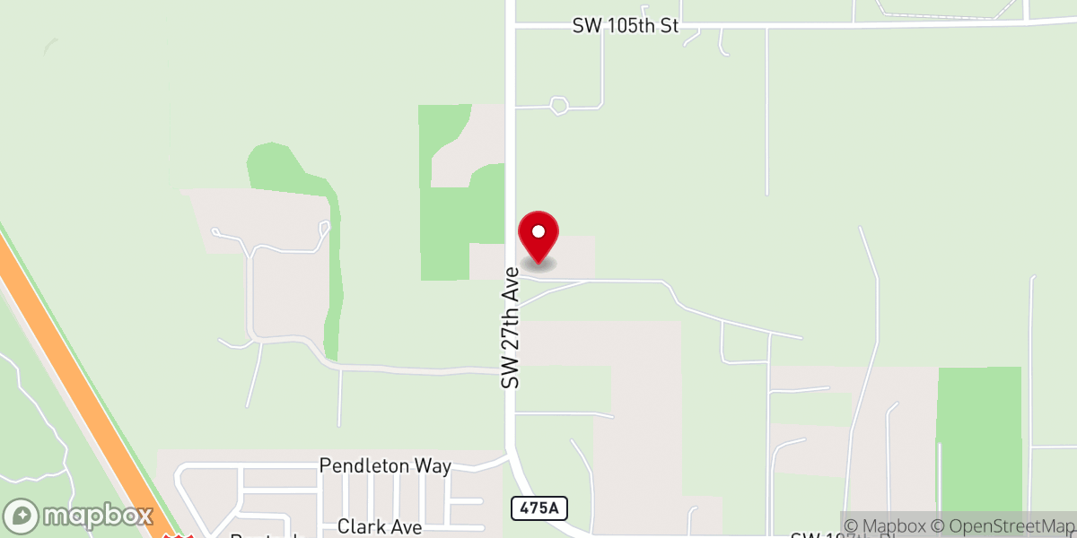Map showing location of New Beginning Baptist Church