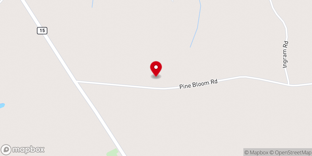 Map showing location of St Paul CME Church