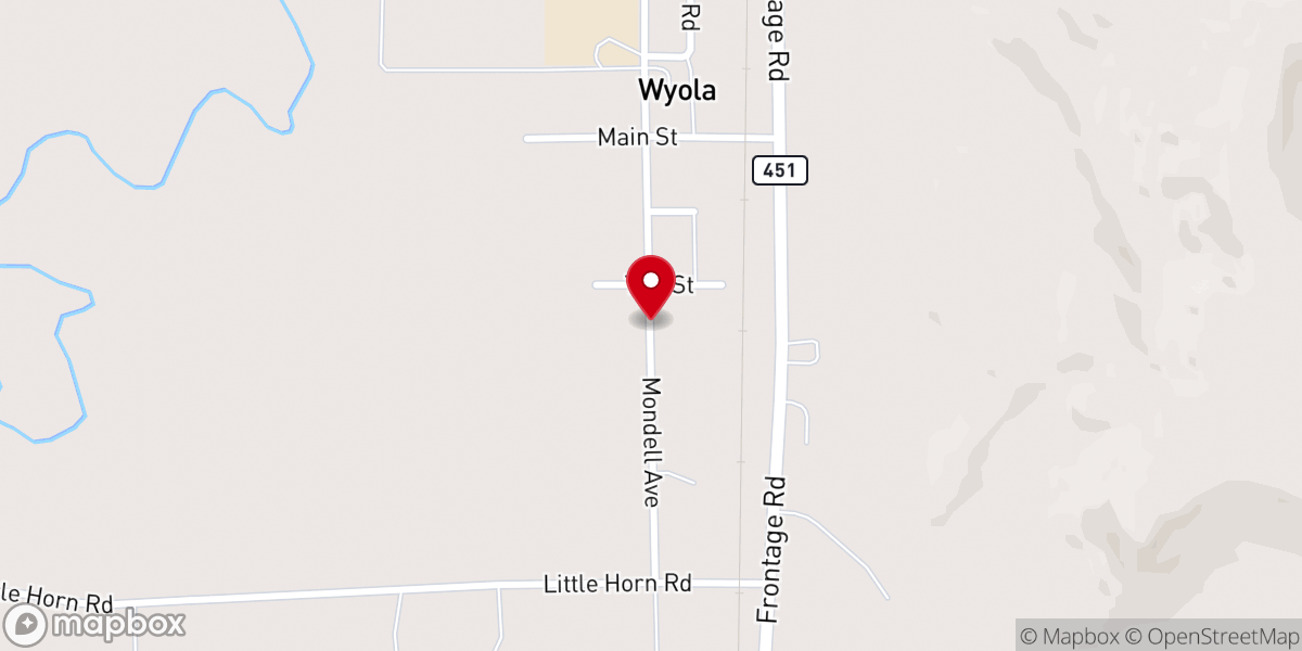 Map showing location of Saint Kateri Tekakwitha Catholic Church