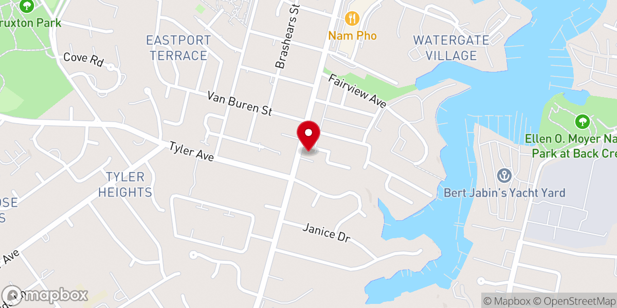 Map showing location of Redeemer Anglican Church