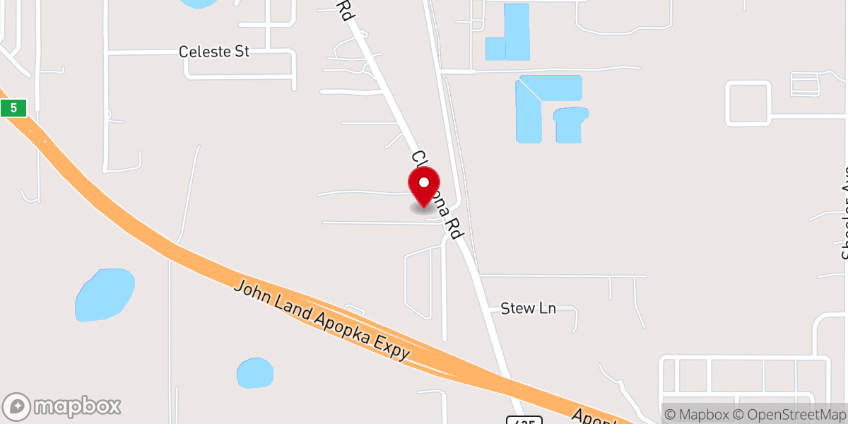 Map showing location of St Matthew Holiness Church