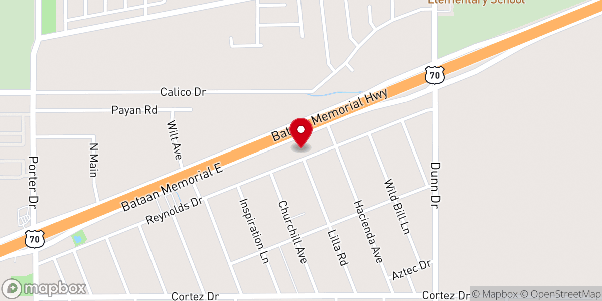Map showing location of Reynolds Drive Church of Christ
