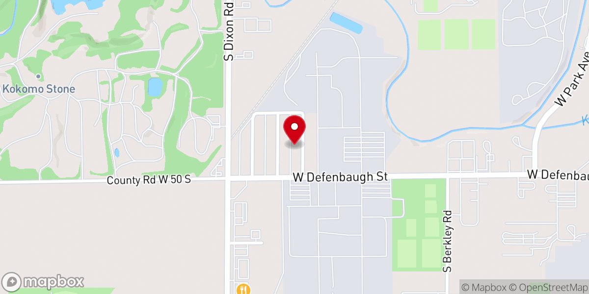 Map showing location of Gospel Light Mission