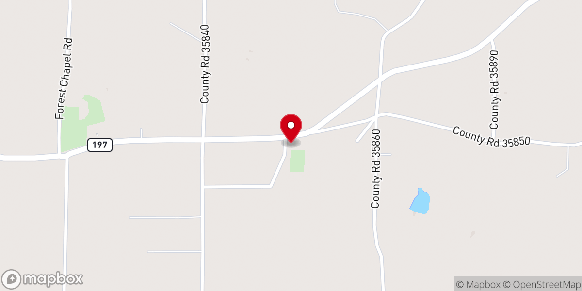 Map showing location of Presbyterian Church