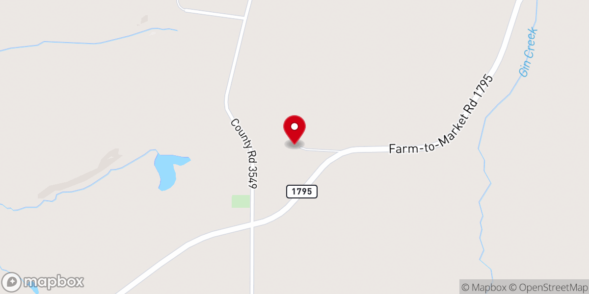 Map showing location of Maple Springs Church