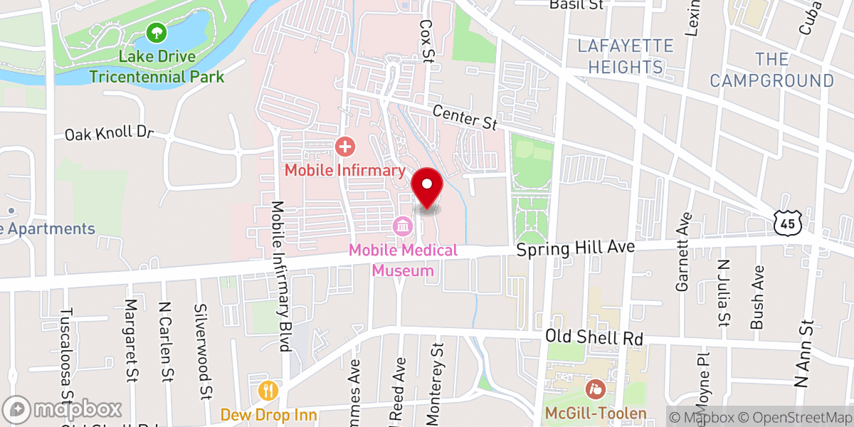 Map showing location of Joe Mcdonald Ministry Inc