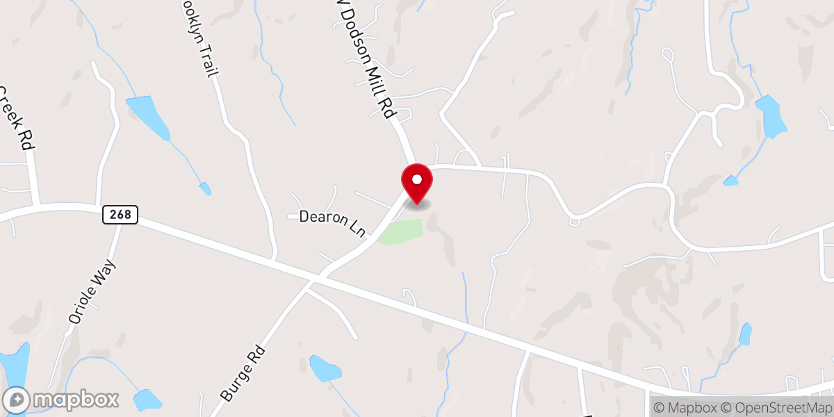 Map showing location of Whitaker's Chapel Global Methodist Church