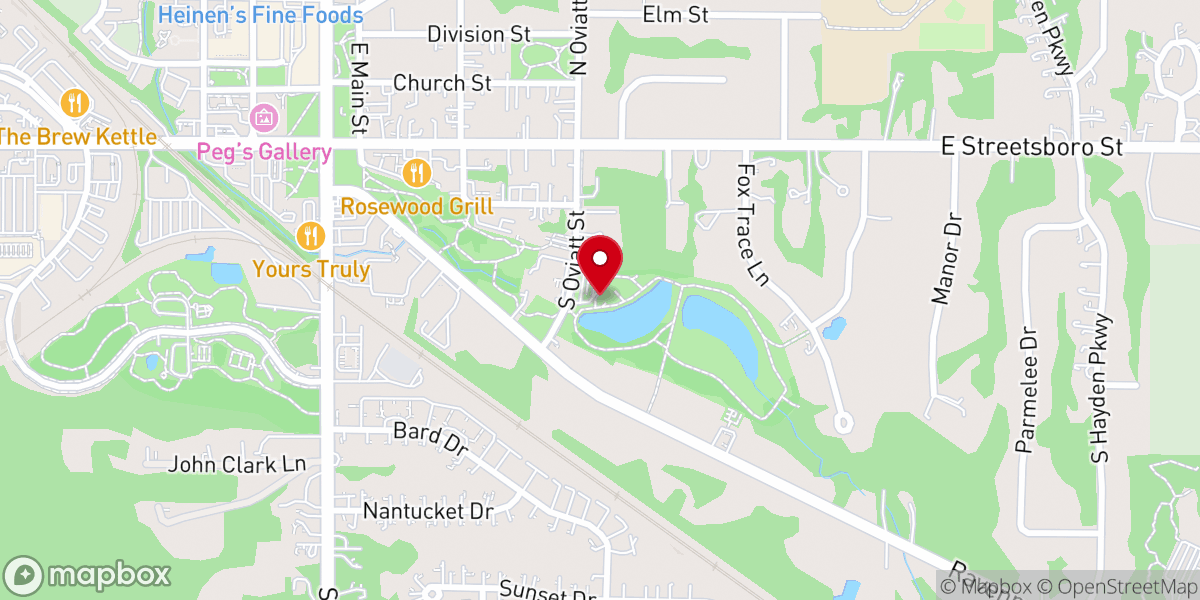 Map showing location of Hudson Players