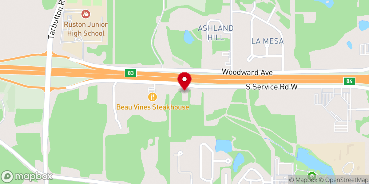 Map showing location of King's Court United Pentecostal Church