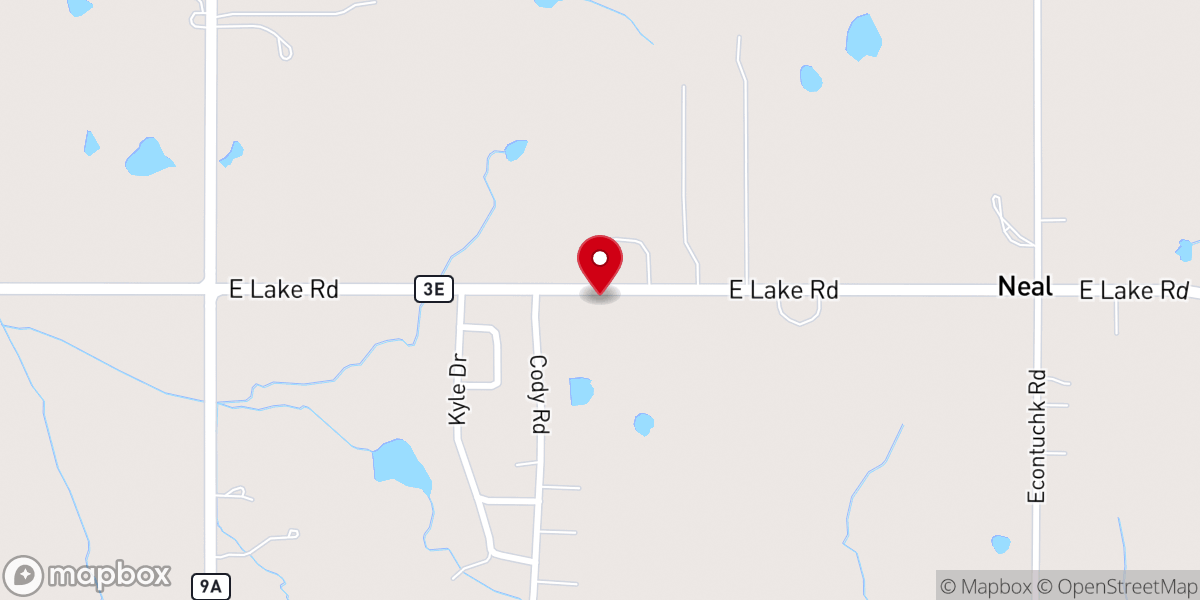 Map showing location of AG Church