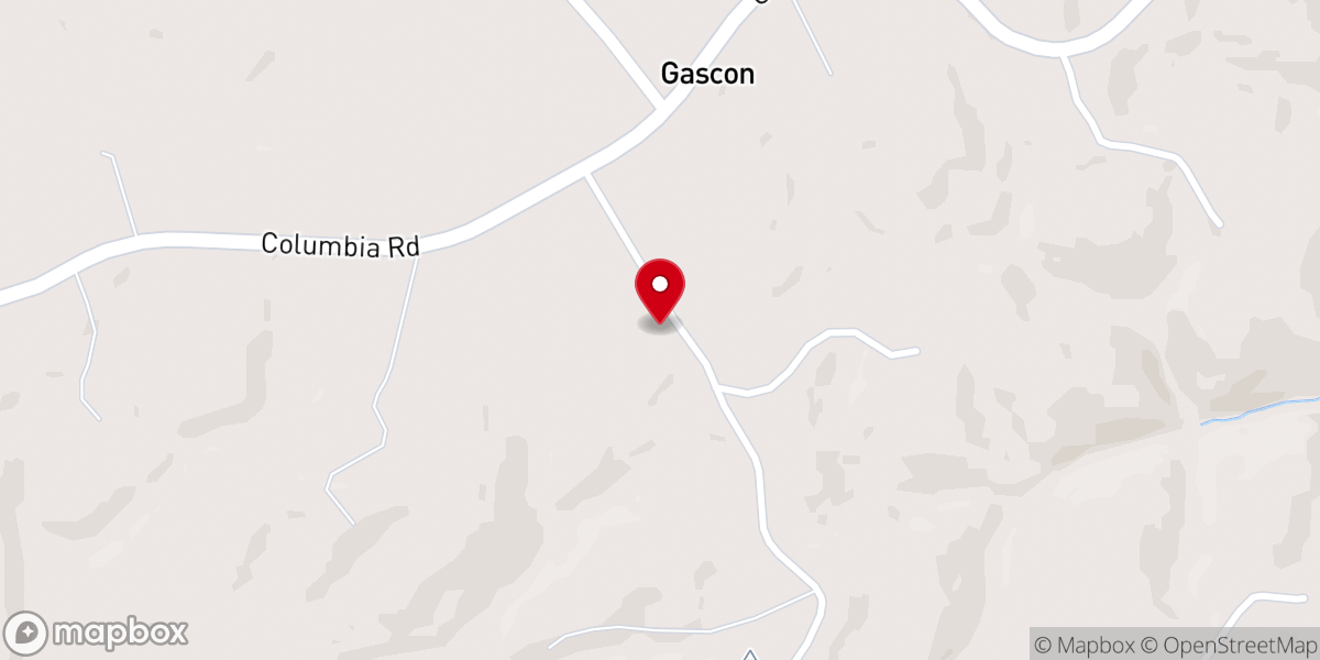 Map showing location of Society Hill Missionary Baptist Church