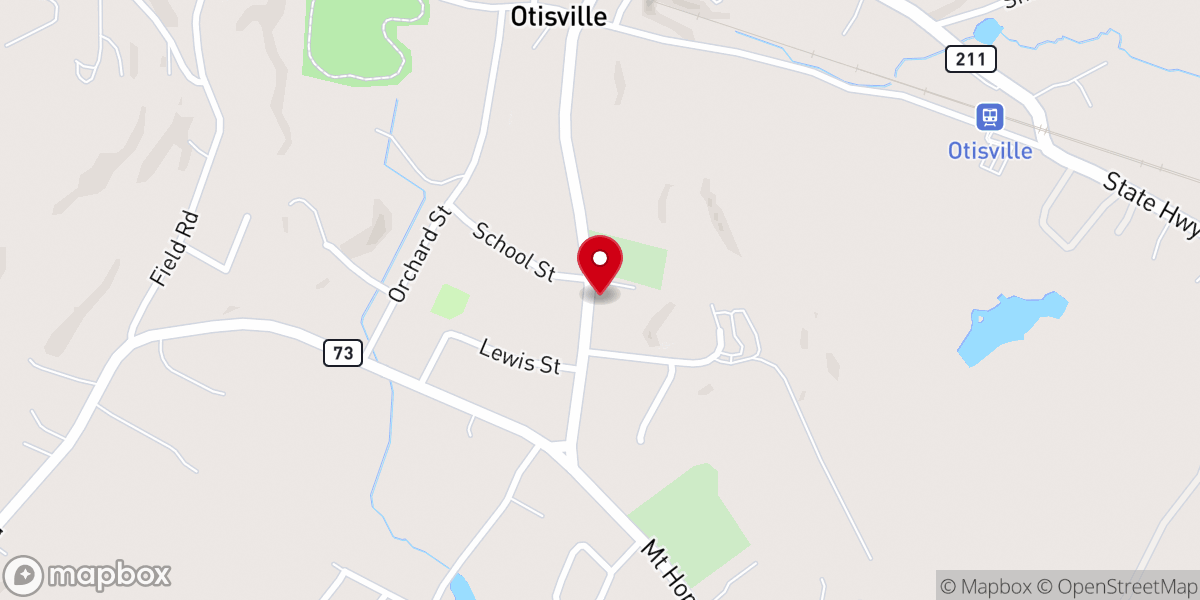 Map showing location of Holy Name of Jesus Church