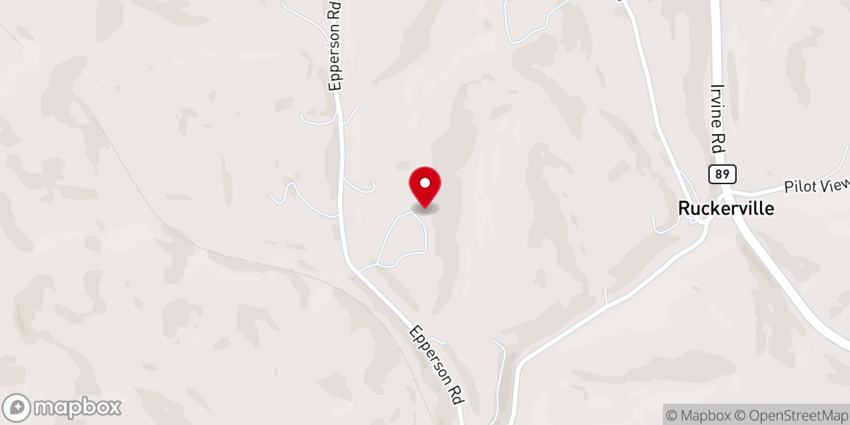 Map showing location of Wesley Woods Church Camp