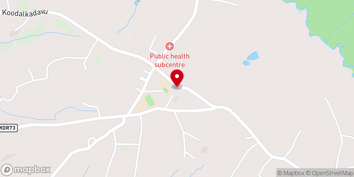 Map showing location of Holy Cross Major Archiepiscopal Church Nadavayal