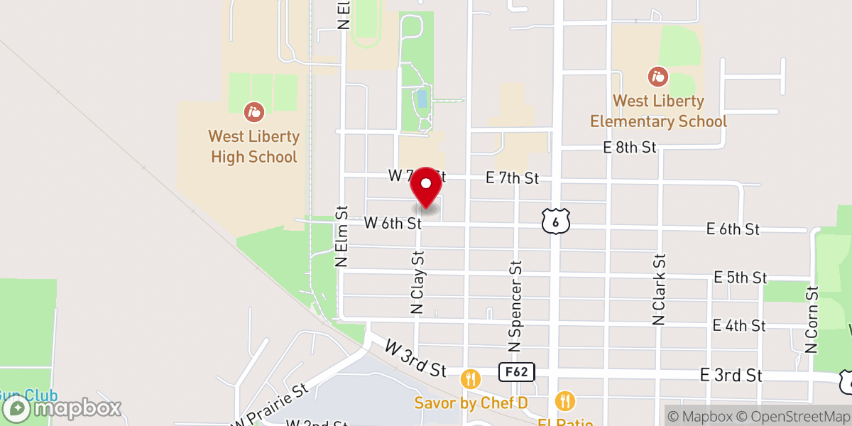 Map showing location of Saint Joseph Catholic Church