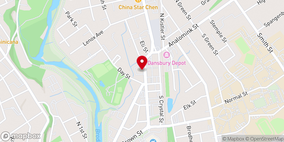 Map showing location of St. Peter's United Methodist Church