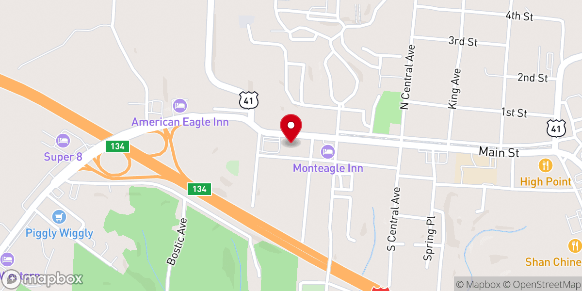 Map showing location of Morton Memorial United Methodist Church Food Ministry - Food Distribution Center