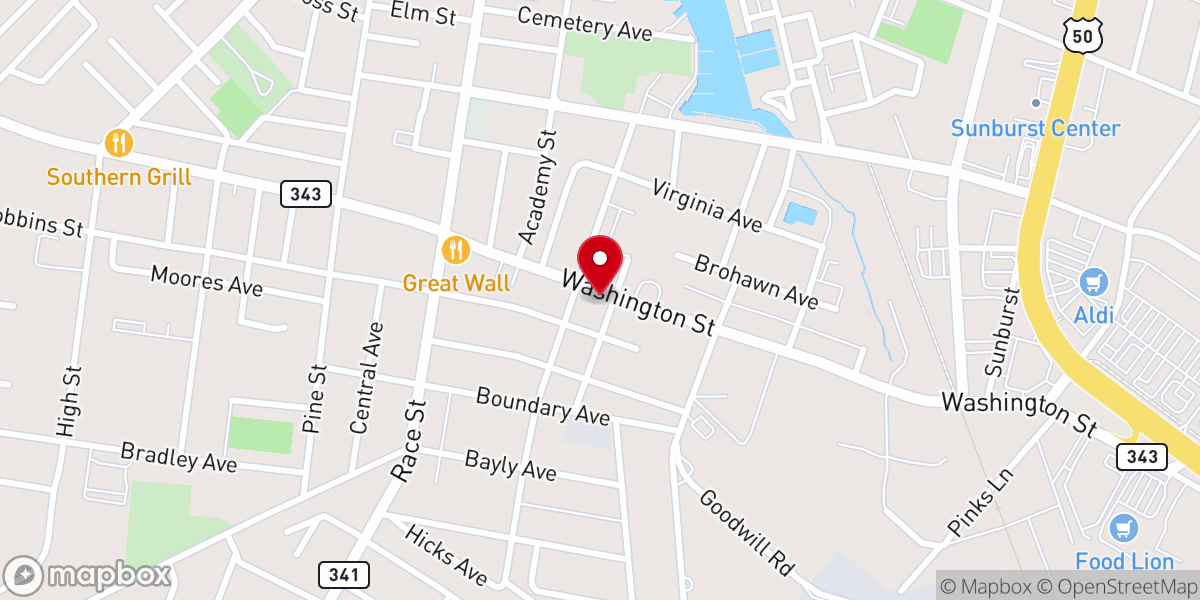 Map showing location of Lords House of Prayer Inc