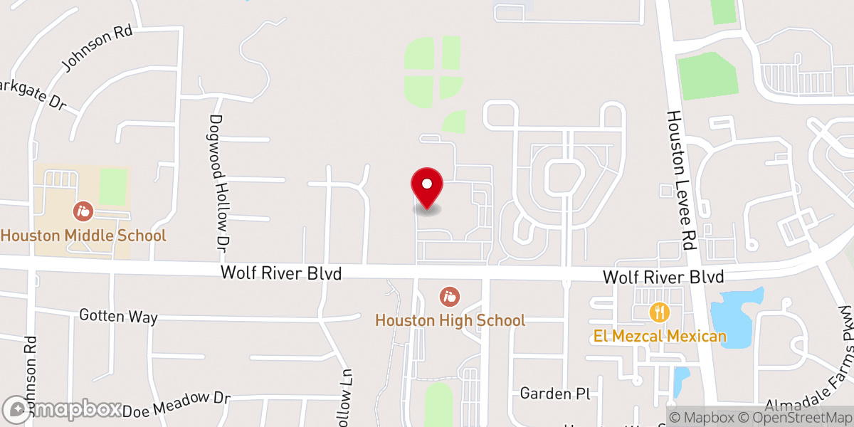 Map showing location of Grace Evangelical Free Church