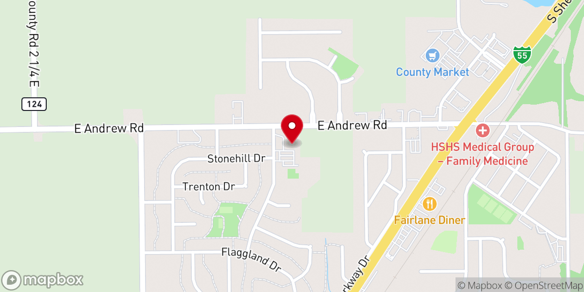 Map showing location of Sherman Methodist Church