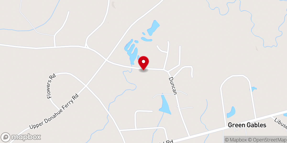 Map showing location of Pleasant Grove United Methodist Church