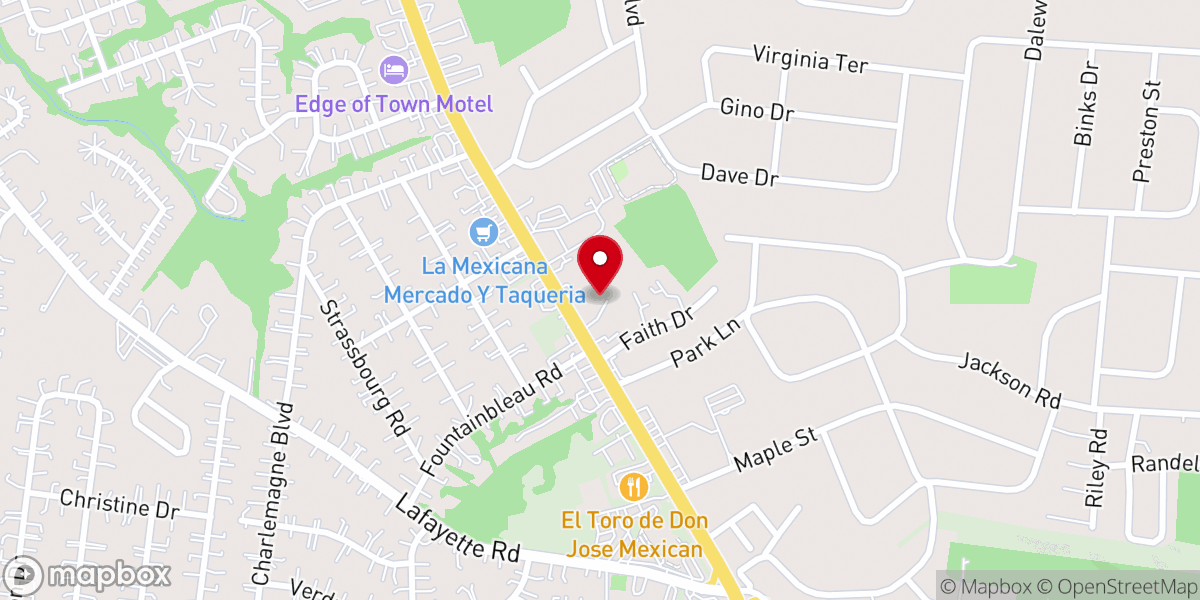 Map showing location of Pathway Reformed Church