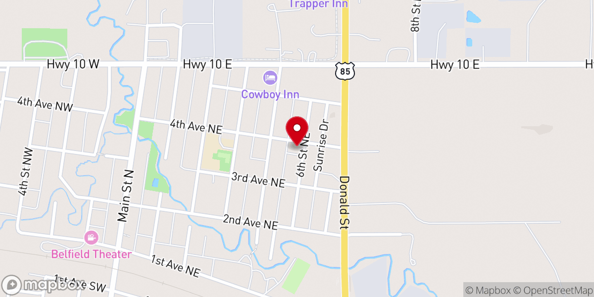Map showing location of St. John the Baptist Ukrainian Catholic Church