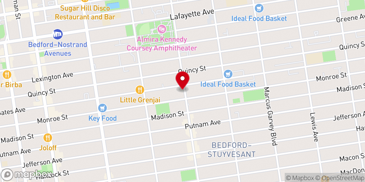 Map showing location of Little Mt. Zion Baptist Church