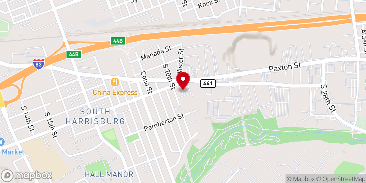 Map showing location of All Gods Children Ministries
