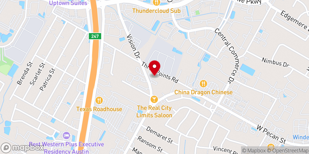Map showing location of Northeast Community Church