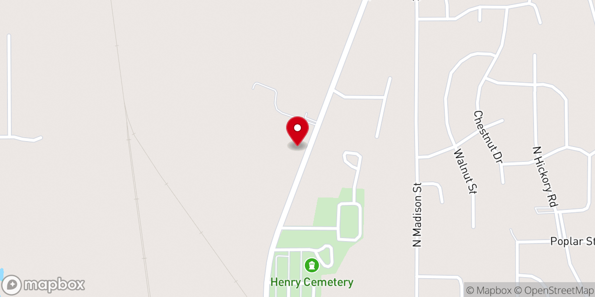 Map showing location of Saint Rest Missionary Baptist Church