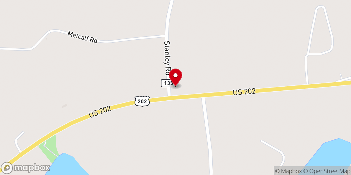 Map showing location of Wishing Rock Massage Therapy
