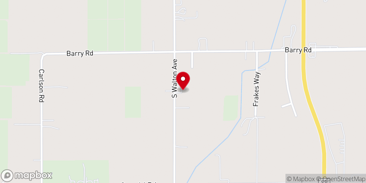 Map showing location of Grace United Methodist Church