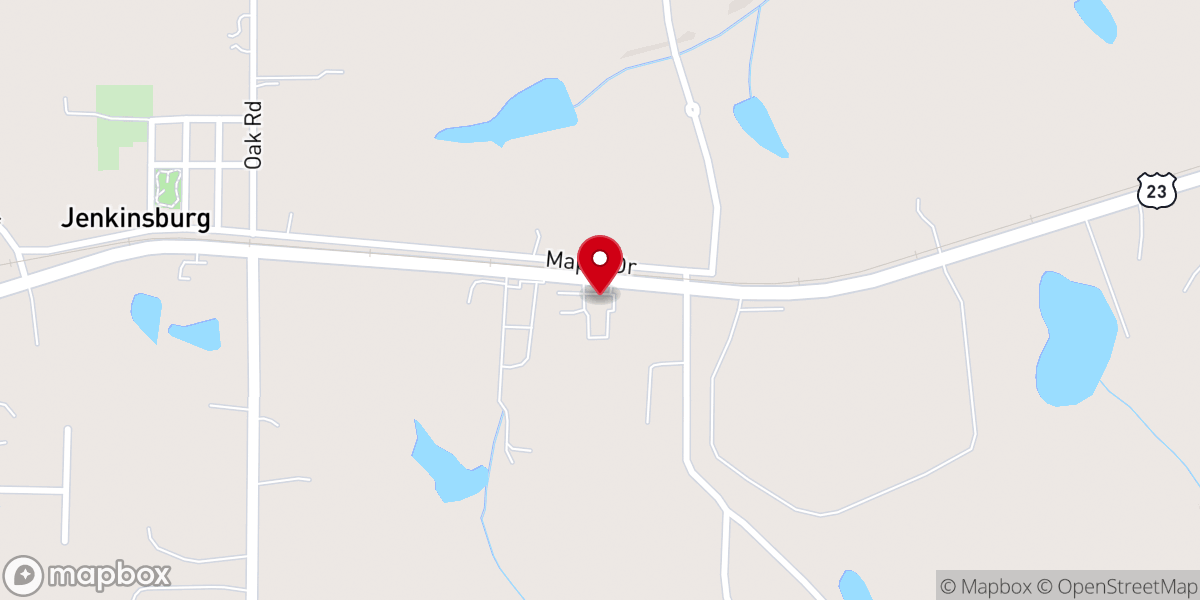 Map showing location of As I Am Outreach